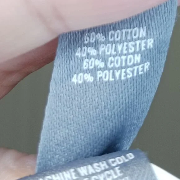 #2 3/$18 - Aerie White/Blue Long Sleeve Top Size Large - Picture 5 of 7